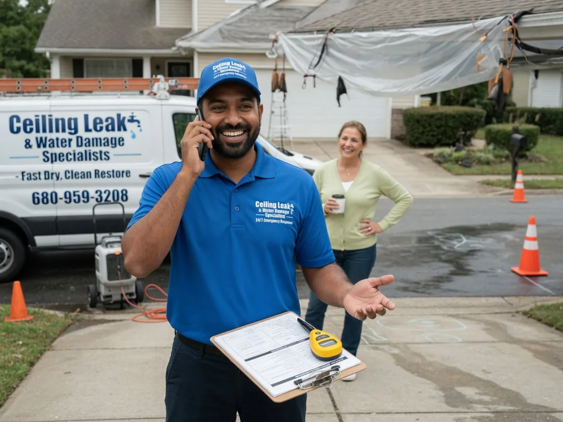 Ceiling Leak Cleanup Huntersville, NC FAQs